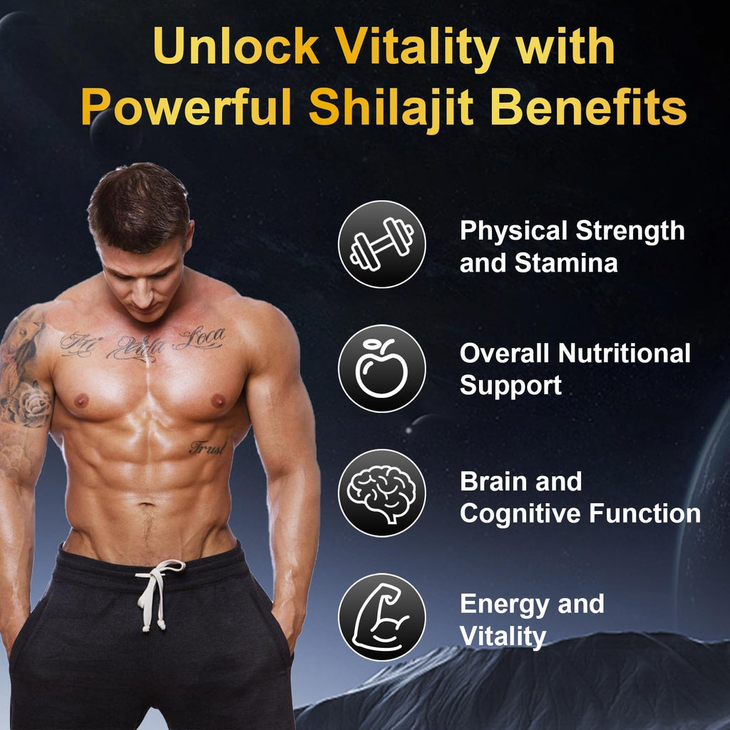 Velvra Cleanse vitacore Himalayan Shilajit Gummies for Men & Women, 85+ Trace Minerals & Fulvic Acid, Gluten-Free, 60 Gummies
