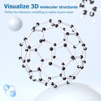 YCHOULEK Molecular Model Kit, 444 Pcs Organic Molecular Chemistry Set, Atom Element Model Kit for Lessons in Chemistry, Molecular Structures Building kit, Ochem Science Gift for Teachers and Students