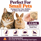 SleekEZ Cat Brush for Shedding - Deshedding Brush for Cats - Patented Grooming Tool for Removing Loose Fur, Undercoat & Hair - Made in USA - Works on Short, Medium & Long Coats
