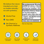 NORTH AMERICAN HERB & SPICE Super Strength Oreganol - 0.45 fl. oz. - Unprocessed, Wild, Organic Oregano Oil - Mediterranean Source P73 - Non-GMO - 194 Servings