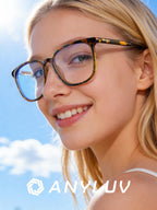 ANYLUV Blue Light Glasses for Woman Men, Womens Blue Light Blocking Glasses Computer Glasses Anti Eyestrain