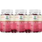 Hormone Balance for Women Gummies of All Ages - PMS Support Supplement for Women to Regulate Menstrual Cycle & Hormonal Balance Menopause & Mood Swings with Vitamin B6 & Dong Quai - 60 Chews - 3 pack