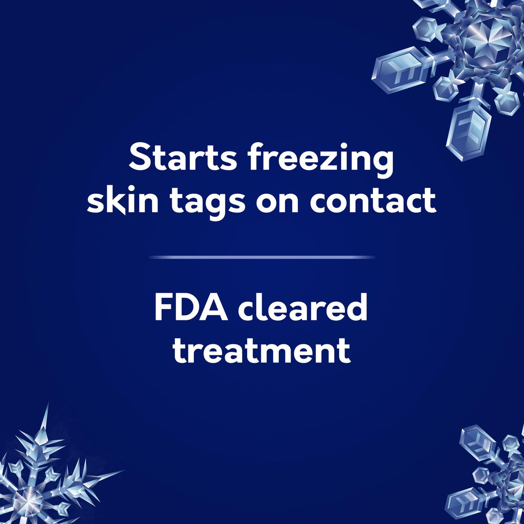 Compound W Freeze Off Skin Tag Remover, FDA Cleared Skin Tag Removal Kit with 8 Skin Tag Remover Applications and 1 Pair of Tweezers