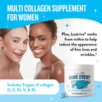 Legendairy Milk Hair Growth Vitamins for Women - Biotin for Hair Growth with Collagen & Lustriva, Hair Loss Products & Supplements for Thinning, Thicker, Fuller, Stronger Skin & Nails, Mane Event™