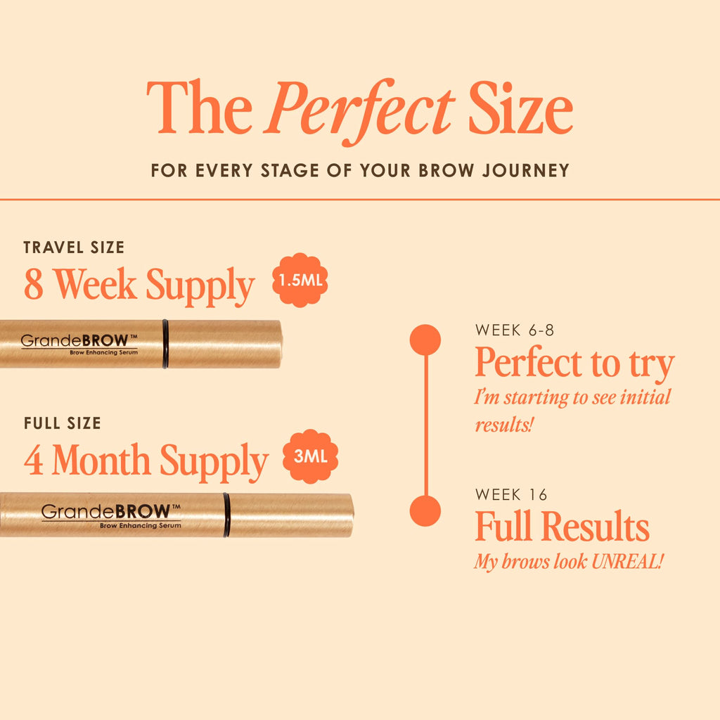 Grande Cosmetics GrandeBROW Brow Enhancing Serum, 1.5mL, 8-Week Supply
