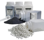 8 LBS Large Weight Rock Tumbler Grit Kit and Ceramic Tumbling Filler Media -Coarse/Medium Grit/Pre-Polished/Final Polish, Works with Any Rock Tumbler, Rock Polisher, Stone Polisher