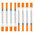 Jeringas, 1mL 31G 1/2" (12.7mm) jeringas con agujas para inyectar, Empaque Individual | Individually Wrapped, 100 Pack