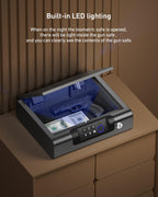 BILLCONCH Gun Safe,Biometric Fingerprint Gun Safe for Handgun Pistol Safes