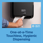 Pacific Blue Ultra 8" High-Capacity Automated Touchless Paper Towel Dispenser by GP PRO (Georgia-Pacific); Black; 59590; 12.9" W x 9" D x 16" H; 1 Dispenser