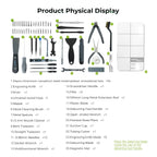 Creality 3D Printer Tool Kit, 74Pcs 3D Printing Tool Wrap Kit Assembly/Removal/Filament Cutting Set 3D Printer Accessories for All FDM Printers Cleaning Finishing Printing