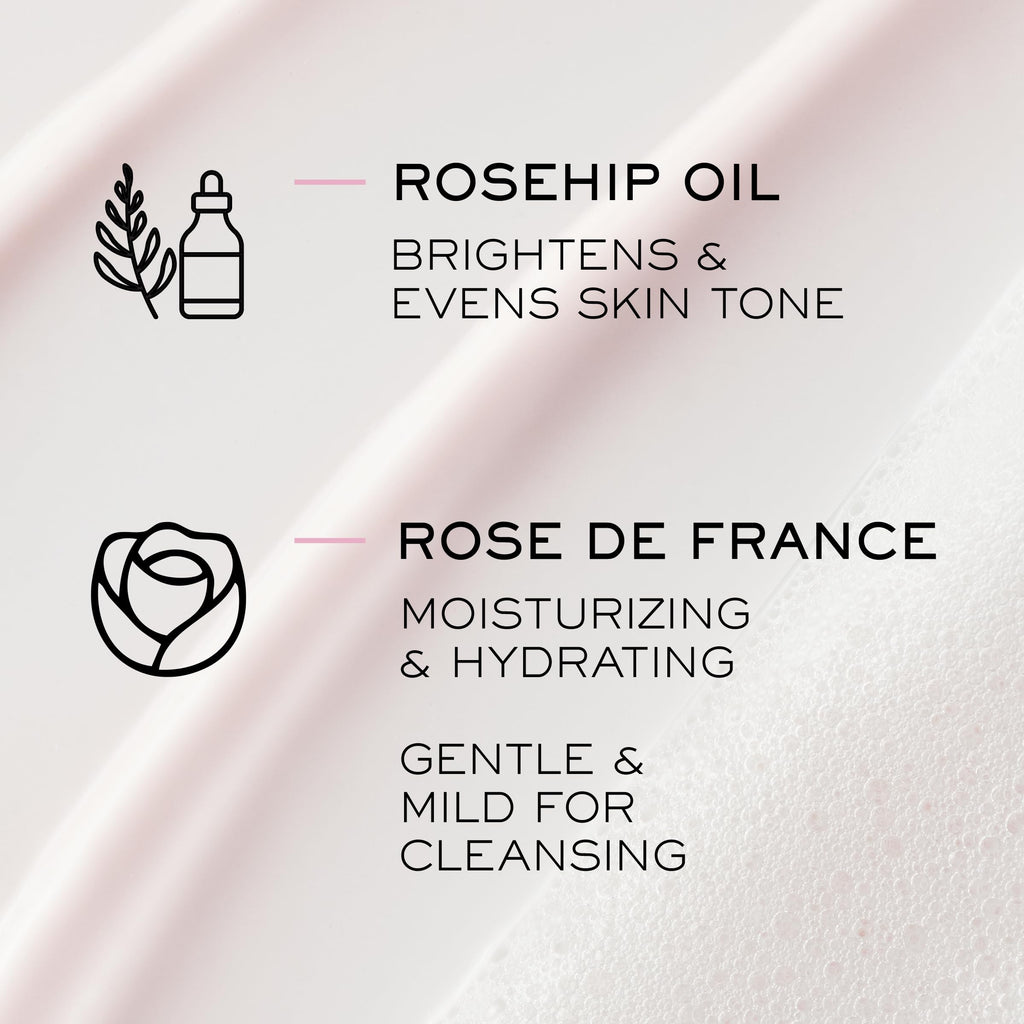 Lancôme Créme Mousse Confort Foaming Facial Cleanser | Comforting Cream Cleanser & Makeup Remover with Rosehip Oil | Gentle Hydrating Face Wash for Soft, Radiant Skin | 4.2 Fl Oz