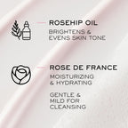 Lancôme Créme Mousse Confort Foaming Facial Cleanser | Comforting Cream Cleanser & Makeup Remover with Rosehip Oil | Gentle Hydrating Face Wash for Soft, Radiant Skin | 4.2 Fl Oz