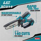 Makita XCU14Z 18V LXT® Lithium-Ion Brushless Cordless 6" Pruning Saw, Tool Only