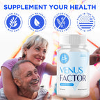 Venus Factor Capsules, Official VenusFactor Pills with All Natural Ingredients, Advanced Overall Health and Wellness Vitamins Supplement Formula for Maximum Strength Multivitamin Support (60 Capsules)