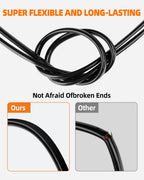 CONEPY 16 Gauge Wire, 16 AWG 2 Conductor Electrical Wire, Flexible/Oxygen-Free Tinned Copper/Stranded PVC 16/2 Cord for Automotive, Marine, LED Strips, Solar, RV, Lighting (50FT)