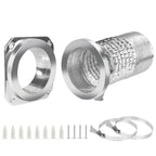 DVC-180 Magnetic Dryer Vent Coupling Connector Kit Easy to Clean Quick Connector Including a 3.3ft 4" Duct and two Clamps