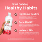 MaryRuth's Liquid Nighttime Multimineral | NO Melatonin | Bedtime Routine | Magnesium Citrate | Calcium | Zinc | Vitamin D3 | Available in 4 Flavors | Vegan | Sugar Free | Gluten Free | 32 Oz