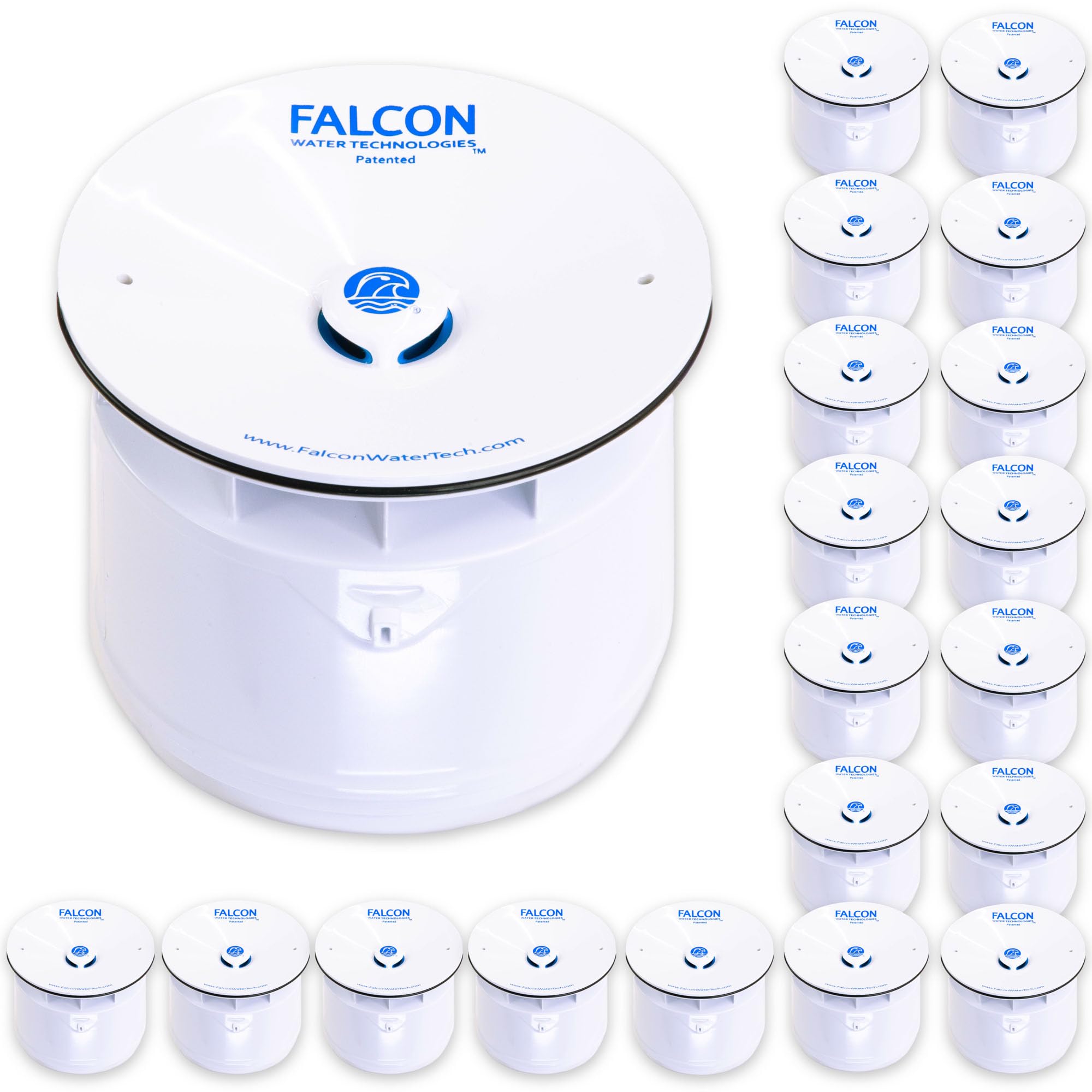 Falcon Velocity Water-Free Urinal Cartridge - Replacement Liquid Cartridge for Waterless and Hybrid Urinals (1 Pack)