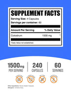 BulkSupplements.com Colostrum Capsules - Colostrum Supplement, from Bovine Colostrum - Gluten Free, 240 Capsules (Pack of 1)