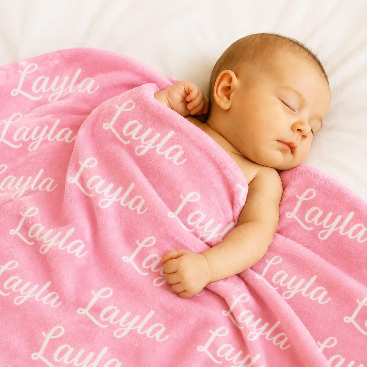 Custom Blankets with Name for Girls Boys Baby Shower Blanket Gifts,Personalized Ultra Soft Cozy Fleece Name Blankets for Kids Teen Girls Grandkids Christmas Stuffers Gifts