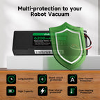 Palowextra 6200mAh Replacement Battery for Wyze WVCR200S Robot Vacuum, for Xiaomi STYTJ02YM, for Xiaomi Mop Pro/Mop P/Mop 2S Robot Vacuum
