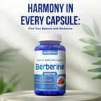 Easy Absorption Berberine Supplement 500mg | Herbal GLP-1 Nutritional Support Supplement with Berberine 500mg | Help Support Healthy Lifestyle | Made in The USA in cGMP Facilities (180 Day Supply)