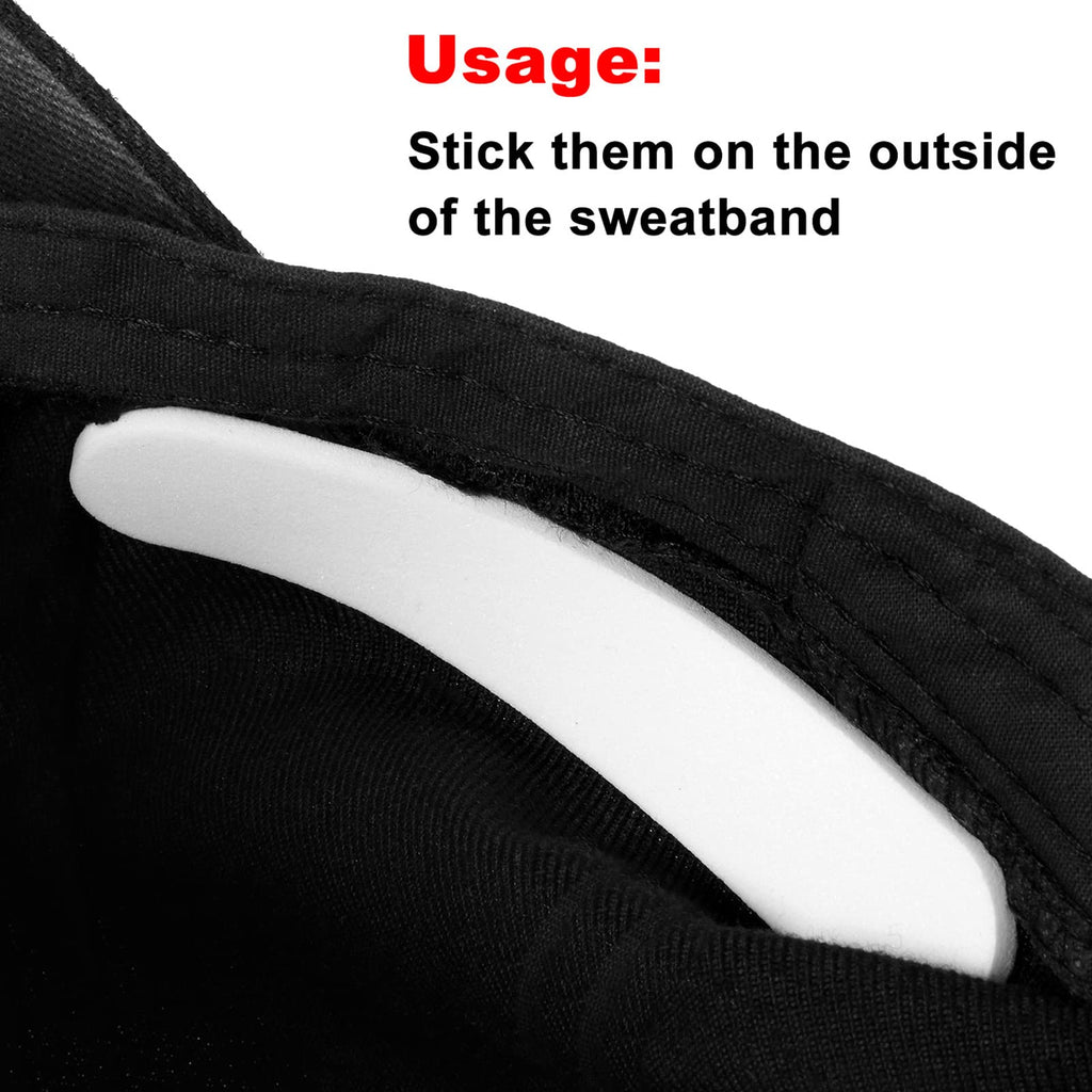 Outus 23 Pcs Hat Size Reducer Foam Tape Self Adhesive,White+Black