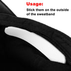 Outus 23 Pcs Hat Size Reducer Foam Tape Self Adhesive,White+Black