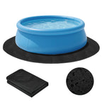 CIEOVO 8 FT Round Pool Liner Pad for Above Ground Swimming Pools - Protects Pool Liner Outdoor Pool Mat for Pool Bottom Liner Protector to Prevent Punctures Extend Liner Life