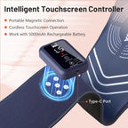 ROMISA Red Light Therapy Belt - Infrared Light Therapy Vibration Red Light Therapy Device for Body Massage for Back Shoulder Waist Muscle Pain Relief for Gift Women Men Gift