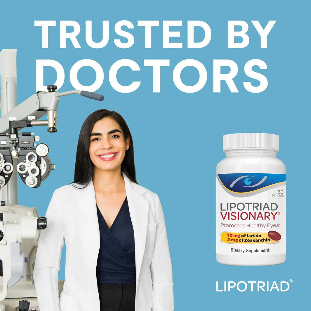 Lipotriad Visionary Eye Vitamins, 60 Capsules, 30-Day Supply