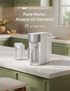 DREO Reverse Osmosis Water Filter Countertop, RO Filtration System, 3:1 Pure to Drain, TDS & Filter Life & 2 Autofill Pitchers, Self-Cleaning Water Purifier, RO Water Filter