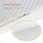 Cobplns Large Adults Pillow Wedge For Acid Reflux,Triangle Foam Wedge Body Support Incline Cushion To Elevate Upper Body,Acid Reflux Wedge Pillow For Sleeping,5" High, 26" Wide,White