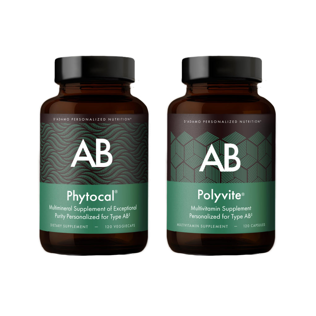D'Adamo Personalized Nutrition - Optimal Health Stack (Blood Type AB)