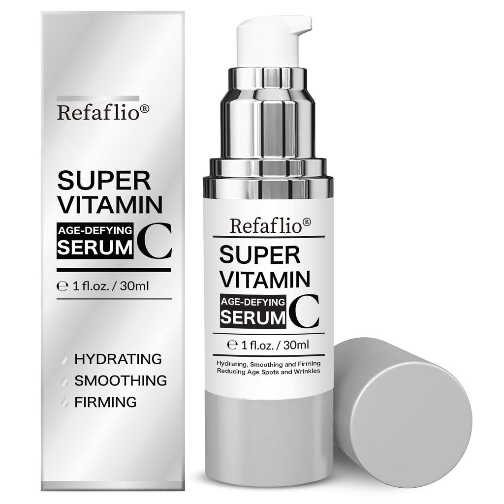 Super Vitamin C Serum for Women over 70, Wrinkle Cream for Face, Anti Aging Cream, Hydrates, Softens, Lifts and Firms Super Vitamin C Serum (30ml, Orange)