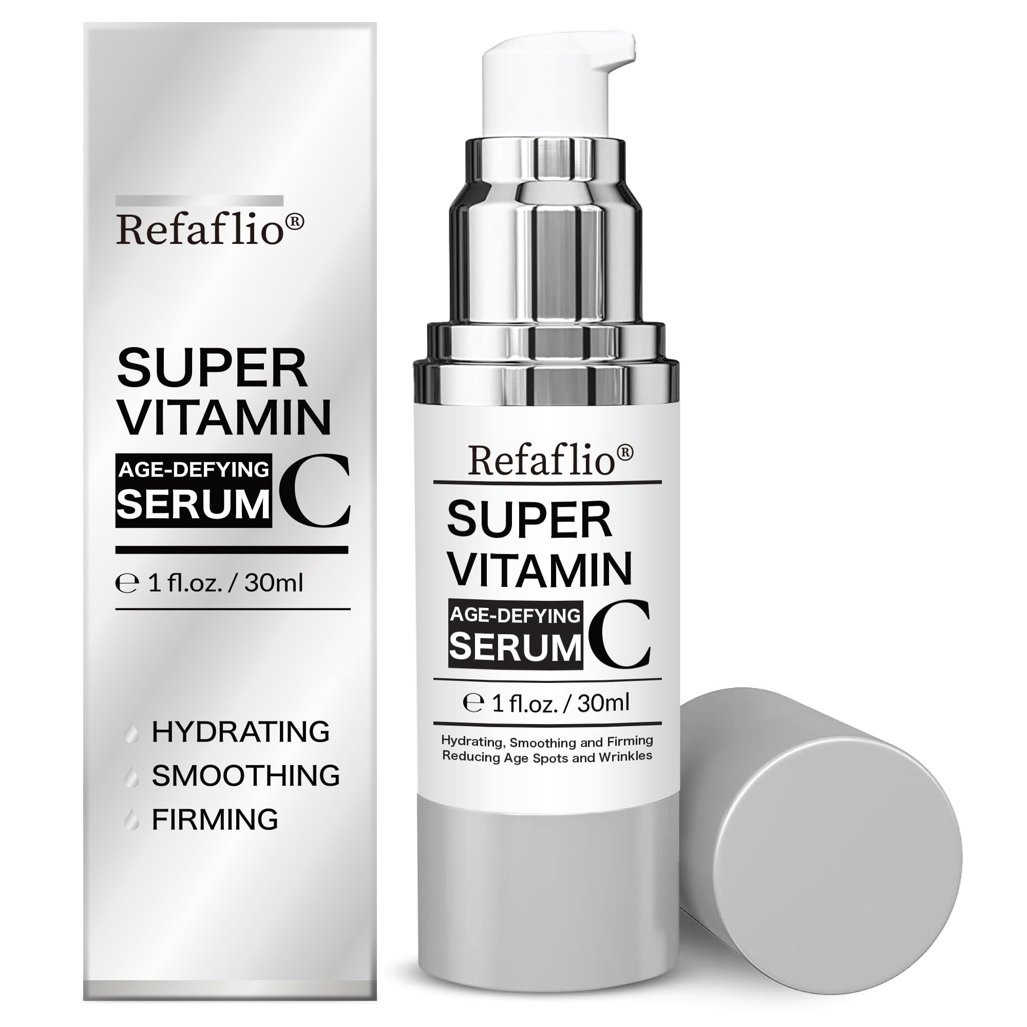 Super Vitamin C Serum for Women over 70, Wrinkle Cream for Face, Anti Aging Cream, Hydrates, Softens, Lifts and Firms Super Vitamin C Serum (30ml, Orange)