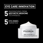 Filorga Time-Filler Eyes 5-XP Anti Aging & Wrinkle Reducing Eye Cream With Hyaluronic Acid and Orchid Stem Cells to Minimize Wrinkles & Dark Circles, Lift & Firm Eyelids & Enhance Lashes, 0.5 Fl Oz