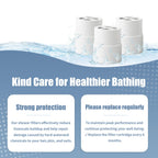 3-Pack Replacement Filter for JOLIE Shower Head, Compatible with JOLIE Shower Filter Cartridge, Reduces Chlorine, Heavy Metals & Impurities, Softens Skin & Hair