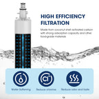 MARRIOTTO Replacement for GE RPWFE, RPWF (Built-in CHIP) Refrigerator Water Filter, Compatible with GFE28GELDS, PFE28KELDS, PFE28KYNFS, GFD28GELDS, GYE22HMKES, GFE28GYNFS, GFD28GYNFS, Pack of 3