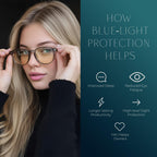 SEDLAK Blue Light Glasses, Lucid Light - Blue Light Blocking Glasses for Computer Use or Gaming Equipment - PC Gaming Accessories for Women and Men
