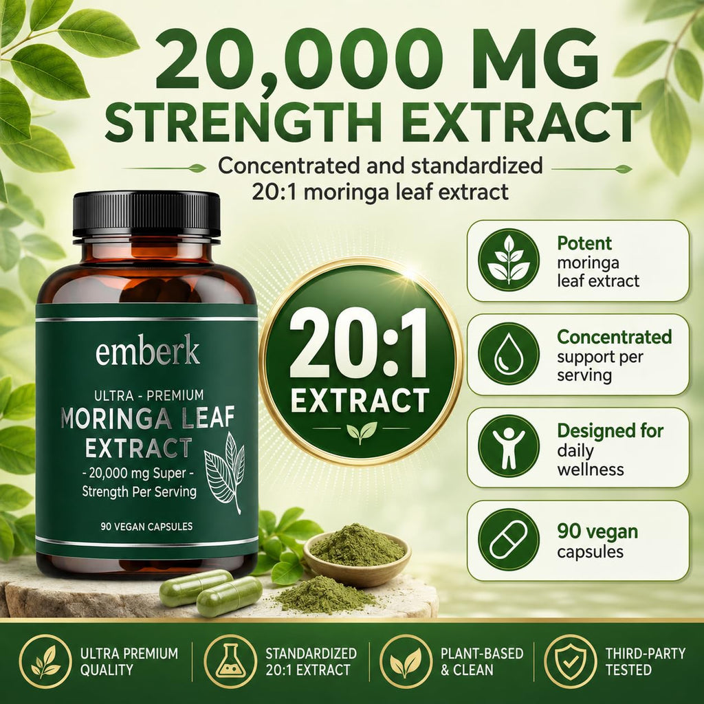 Moringa Capsules -20,000 mg Strength,