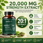Moringa Capsules -20,000 mg Strength,