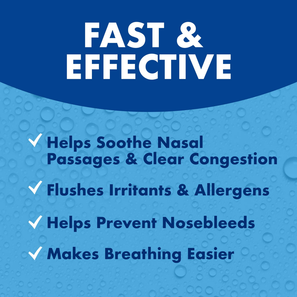 Arm & Hammer Simply Saline Daily Care Nasal Mist 4.4oz, Saline Nasal Spray, Drug-Free, 2-Pack