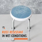 VEVOR Shower Chair for Inside Shower, FSA or HSA Eligible, 360 Degree Swivel Shower Stool, Non-Slip Bench Bathtub Seat Stool for Elderly Disabled Adults Handicap, 300 lbs Capacity