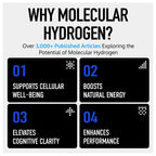 DRINK HRW Rejuvenation Molecular Hydrogen Water Tablets: 12 ppm H2, Patented, USA Made, IHSA-Certified Hydrogen & Magnesium Supplement. Supports Energy, Recovery, Cognitive Function (Unflavored, 30Ct)