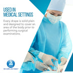 Dynarex Disposable Towel Drapes, Sterile, 18" x 26," for Medical & Surgical Use, Poly-Interlined Lining, Protect from Contaminants, 1 Box of 50 Drapes