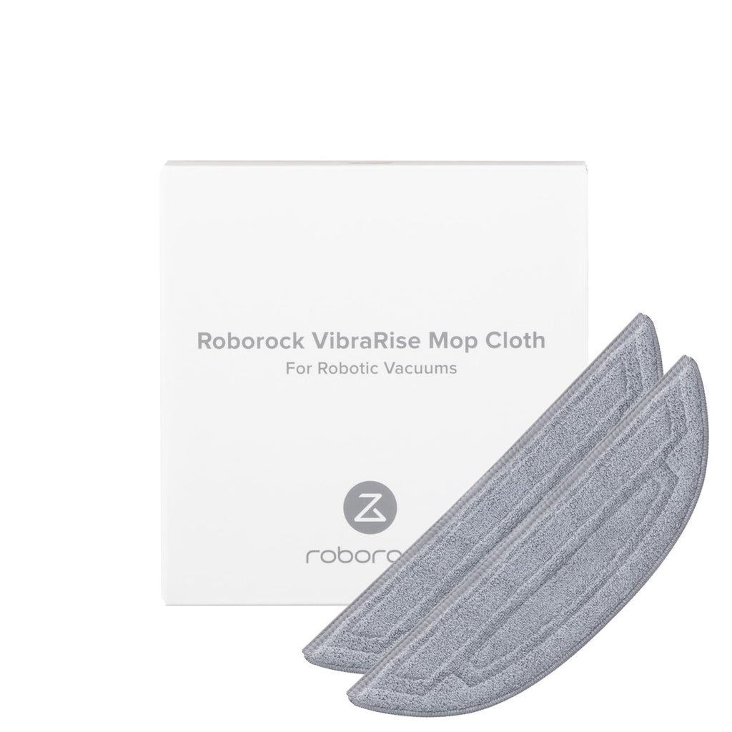 roborock 2 Pack Microfiber Mop Cloths for S8 MaxV Ultra, S8 Max Ultra Series, S8 Max(V) Ultra with R&D, Robot Vacuum Cleaner, with Dual Sonic Vibrations Modules, Mop Pad Replacement Accessories
