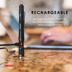 NEBO Inspector 360 Pen Light, 360 Lumen LED Rechargeable Pocket Light-Black