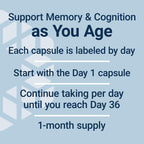 Life Extension Memory Protect, Lithium, colostrinin Milk peptides, Memory and Cognitive Health Support, Gluten-Free, Non-GMO, 12 colostrinin-Lithium (C-Li) Capsules, 24 Lithium (Li) Capsules
