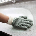 MIG4U 3 Pairs Microfiber Dusting Gloves, House Cleaning Glove for Blinds, Plants, Windows, Shutters, Furniture, Car Interior, Reusable Lint-Free Mitt, S/M